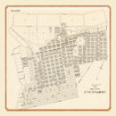 Vintage Map of Escondido, California 1912