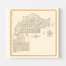 Vintage Map of La Jolla, California 1912