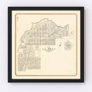 Vintage Map of La Jolla, California 1912