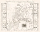 Vintage Map of Santa Cruz, California 1913