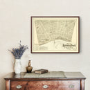 Vintage Map of Redondo Beach, California 1888