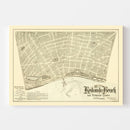 Vintage Map of Redondo Beach, California 1888