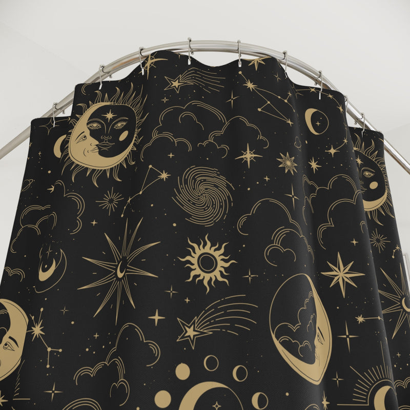 "Constellations" Cloth Shower Curtain