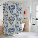"Memento Mori" Cloth Shower Curtain