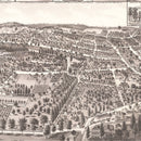 Vintage Map of Grass Valley, California 1889