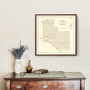 Vintage Map of San Diego, California 1891