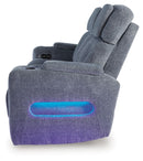 Studio Cave - Power Reclining Sofa - Steel