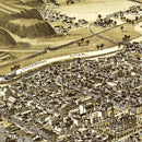 Vintage Map of Scranton, Pennsylvania 1890