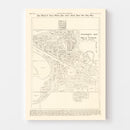 Vintage Map of Belle Fourche, South Dakota 1949