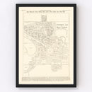 Vintage Map of Belle Fourche, South Dakota 1949