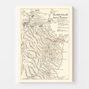 Vintage Black Hills of South Dakota Map 1932