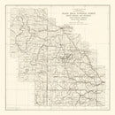 Vintage Black Hills National Forest Map 1917