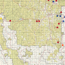 Vintage Black Hills National Forest Map 1962
