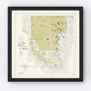 Vintage Black Hills National Forest Map 1962