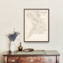 Vintage Map of Belle Fourche, South Dakota 1949