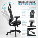Ergonomic Office Chair with Adjustable Lumbar Support