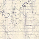 Vintage Map of Fall River County, South Dakota 1951