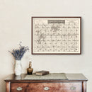Vintage Map of Edmunds County, South Dakota 1918