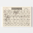 Vintage Map of Edmunds County, South Dakota 1918