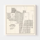 Vintage Map of Edgemont, South Dakota 1970