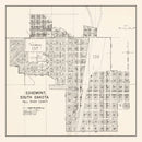 Vintage Map of Edgemont, South Dakota 1970