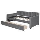 Upholstered Daybed With Slat Support by HouseOfZazla