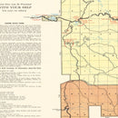 Vintage Custer State Park SD Map 1940