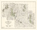 Vintage Custer National Forest Map 1938