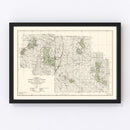 Vintage Custer National Forest Map 1938