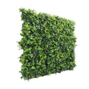 Dark Green Dense Boxwood Artificial Vertical Garden Green Wall Panel 40×40in 11 SQ FT – NFPA701 Fire Rated – Metal Backed – UV Resistant – Commercial Grade