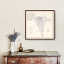 Vintage Map of Sturgis, South Dakota 1969