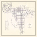 Vintage Map of Sturgis, South Dakota 1969