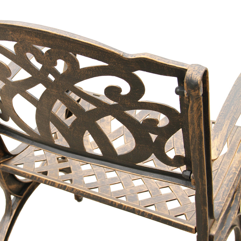 Outdoor Aluminum 9pc Large Oval Patio Dining Set Eight Chairs