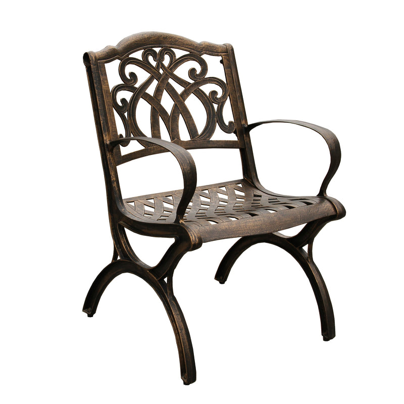 Outdoor Aluminum 9pc Large Oval Patio Dining Set Eight Chairs
