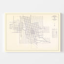 Vintage Map of Spearfish, South Dakota 1969