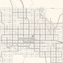 Vintage Map of Custer, South Dakota 1969