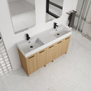 60" Double Sink Bathroom Vanity with Extra-Large Storage by HouseOfZazla
