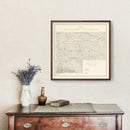 Vintage Map of Butte County, South Dakota 1902
