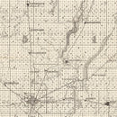 Vintage Map of Brown County, South Dakota 1918