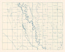 Vintage Map of Brookings County, South Dakota 1921