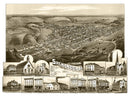 Vintage Map of Shenandoah, Pennsylvania 1889