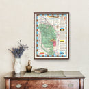 Vintage Black Hills Map 1956