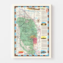 Vintage Black Hills Map 1956