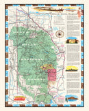 Vintage Black Hills Map 1956