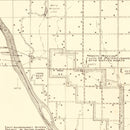 Vintage Map of Charles Mix County, South Dakota 1953