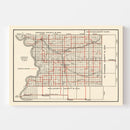 Vintage Map of Campbell County, South Dakota 1900
