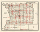 Vintage Map of Campbell County, South Dakota 1900