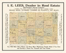 Vintage Map of Brookings County, South Dakota 1917