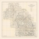 Vintage Harney National Forest Map 1939
