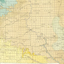 Vintage Map of South Dakota 1932